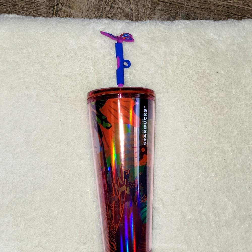 Starbucks Multicolor Butterfly Tumbler